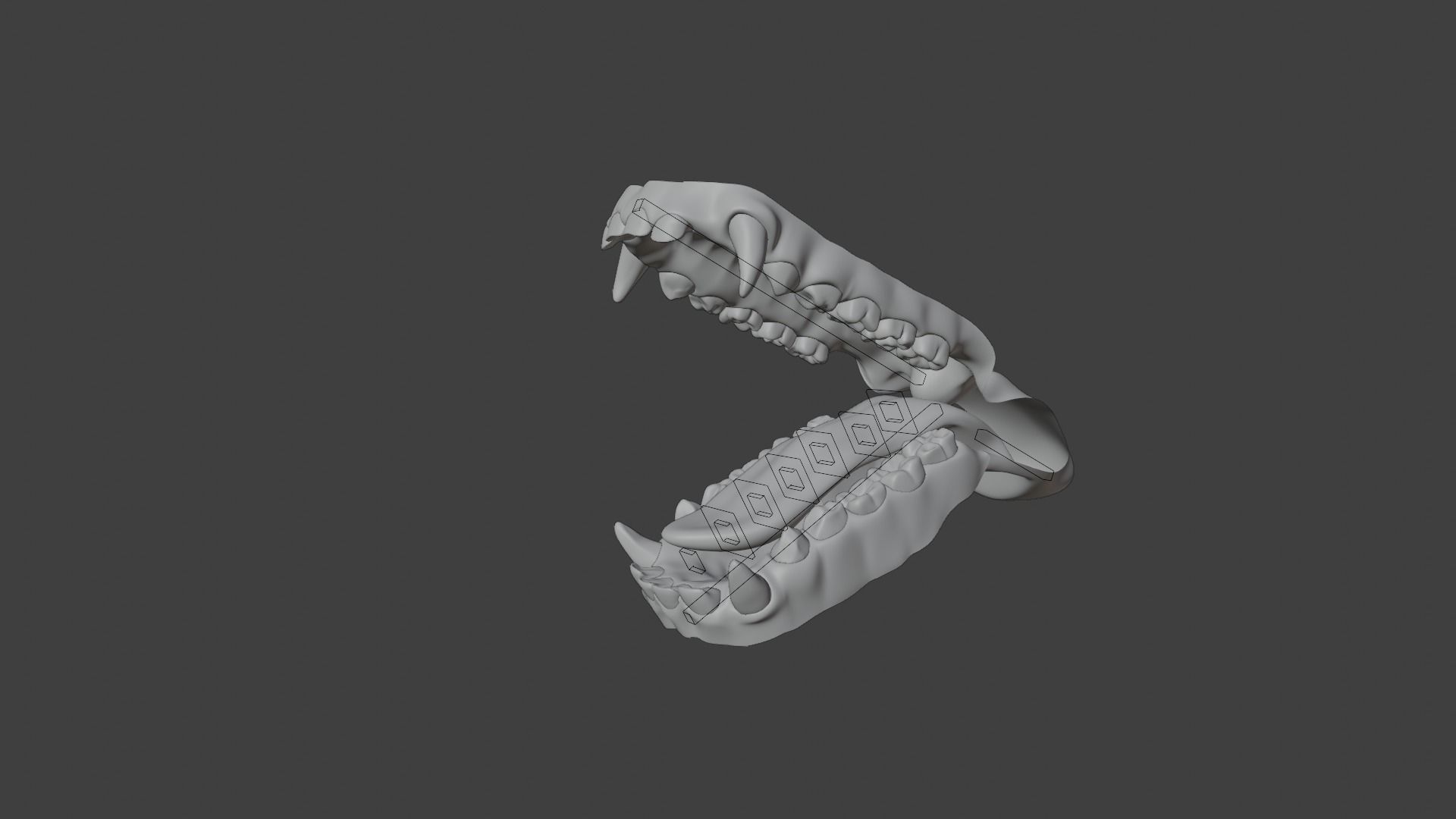 Gorilla Oral Cavity VFX Grace 3D model_16