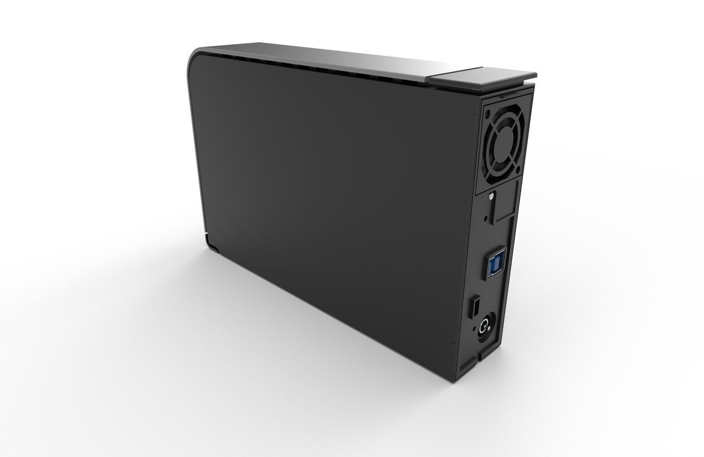External Hard Drive M1 Low-poly 3D model_2