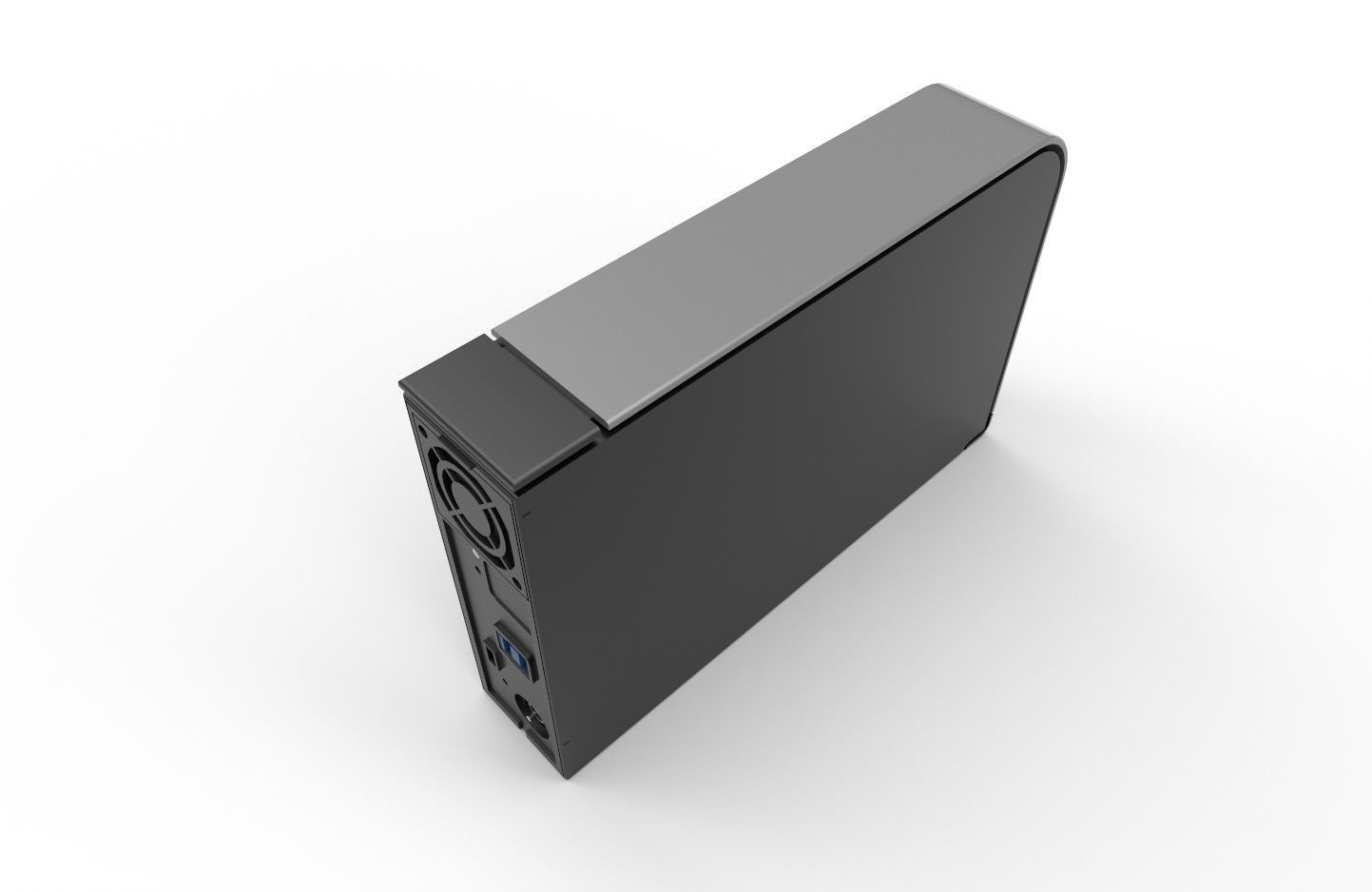 External Hard Drive M1 Low-poly 3D model_5