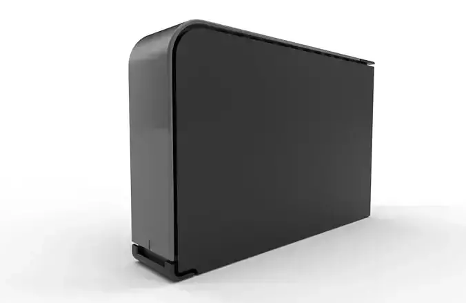 External Hard Drive M1 Low-poly 3D model