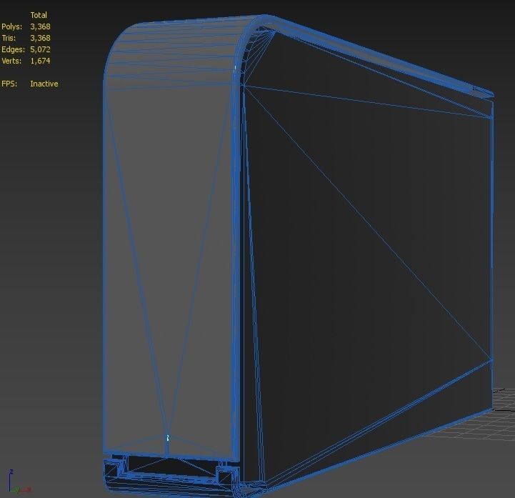 External Hard Drive M1 Low-poly 3D model_11