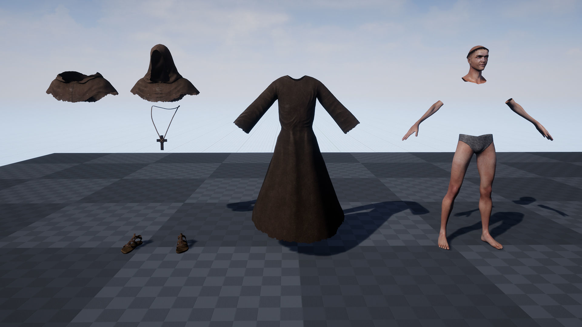 Male NPC pack 3D Model Collection_86