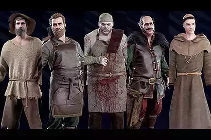 Male NPC pack 3D Model Collection