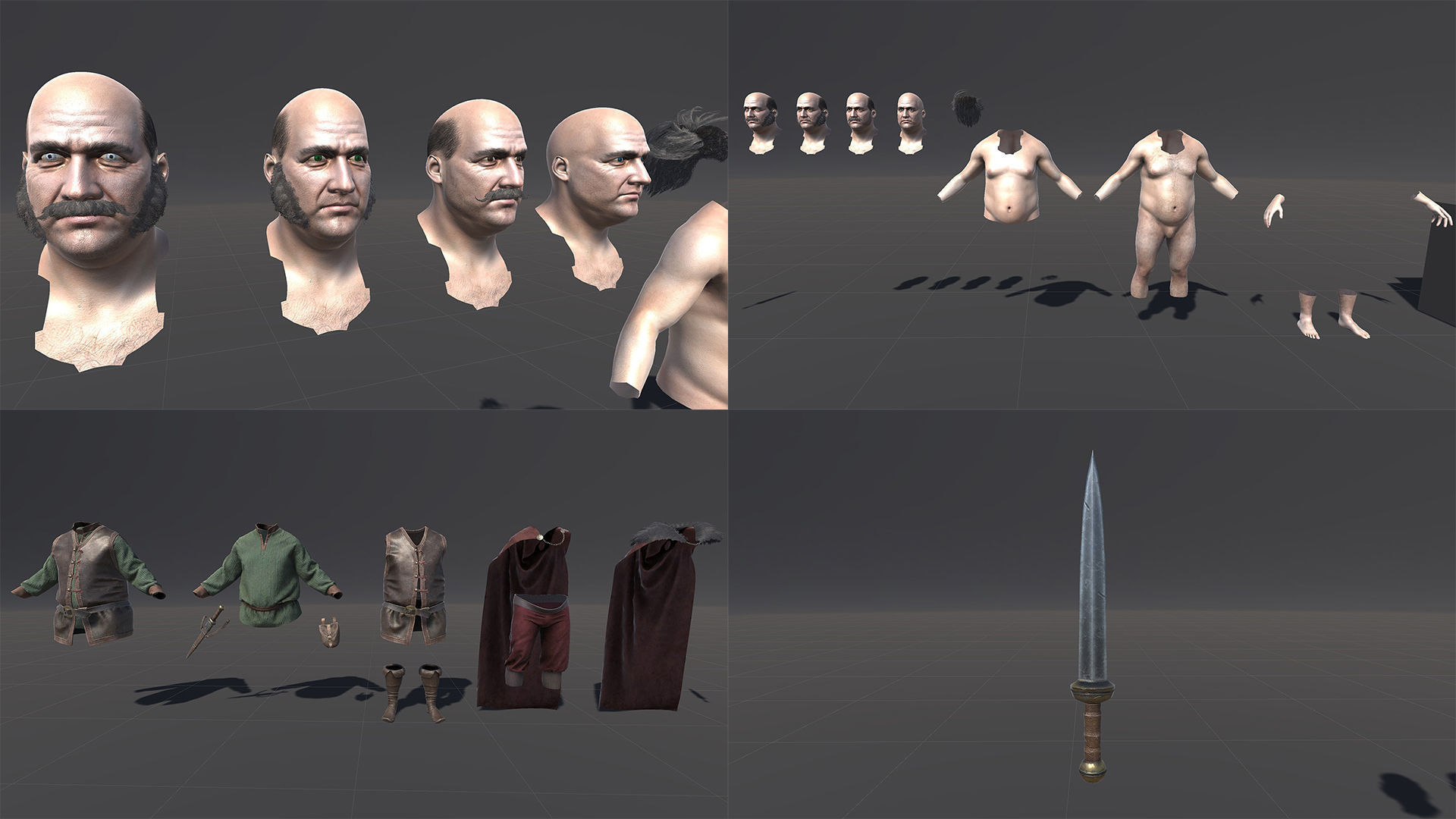 Male NPC pack 3D Model Collection_63