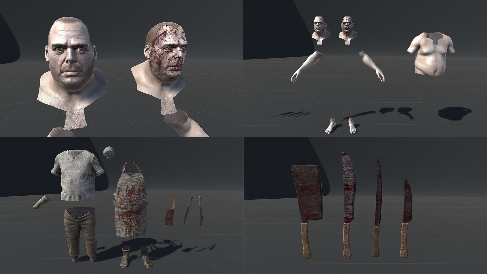 Male NPC pack 3D Model Collection_32