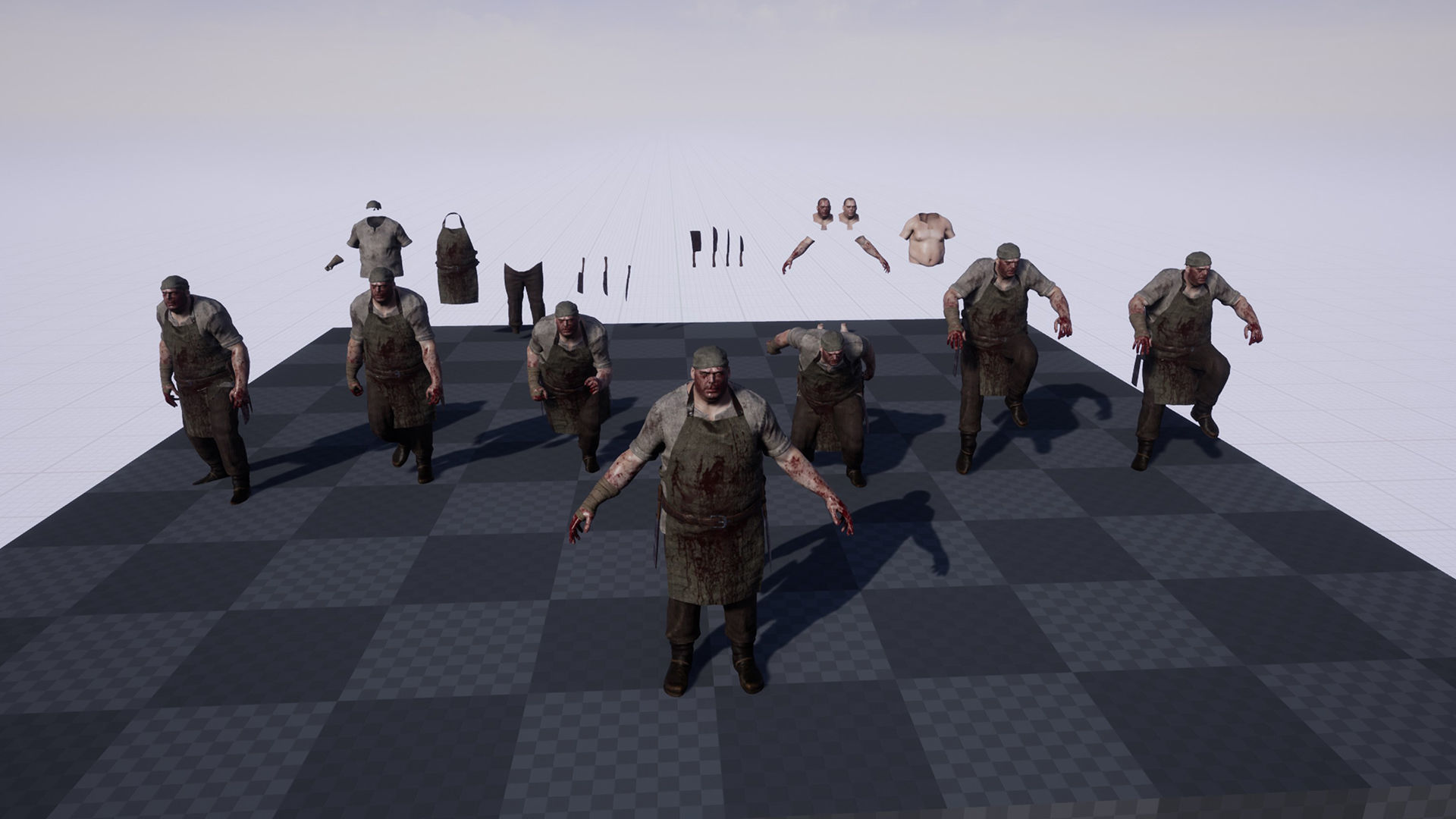 Male NPC pack 3D Model Collection_28