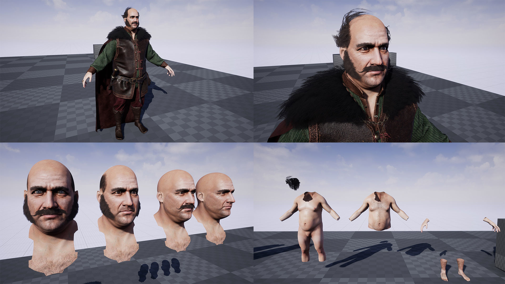 Male NPC pack 3D Model Collection_55