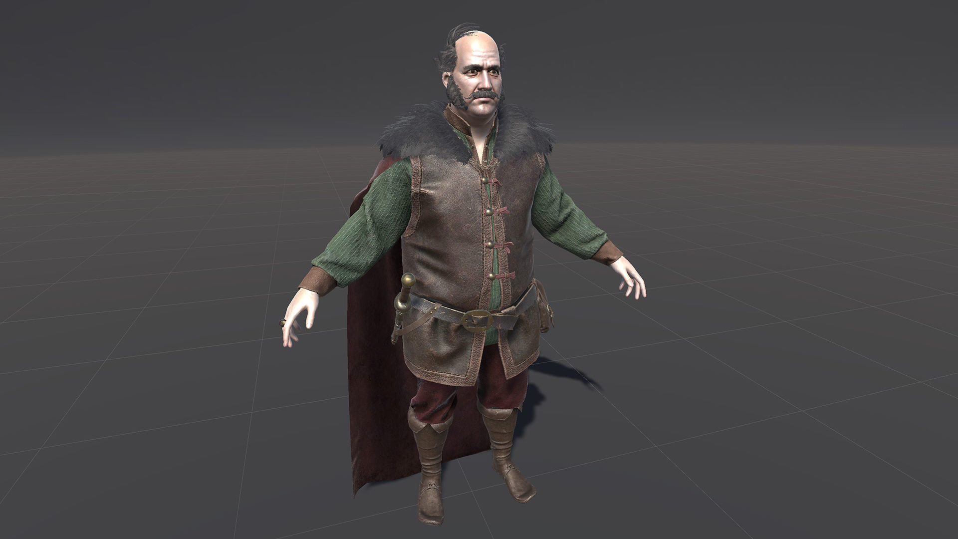 Male NPC pack 3D Model Collection_59