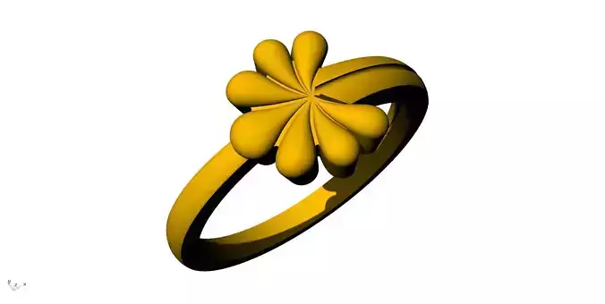 Womens Plain Ring 002