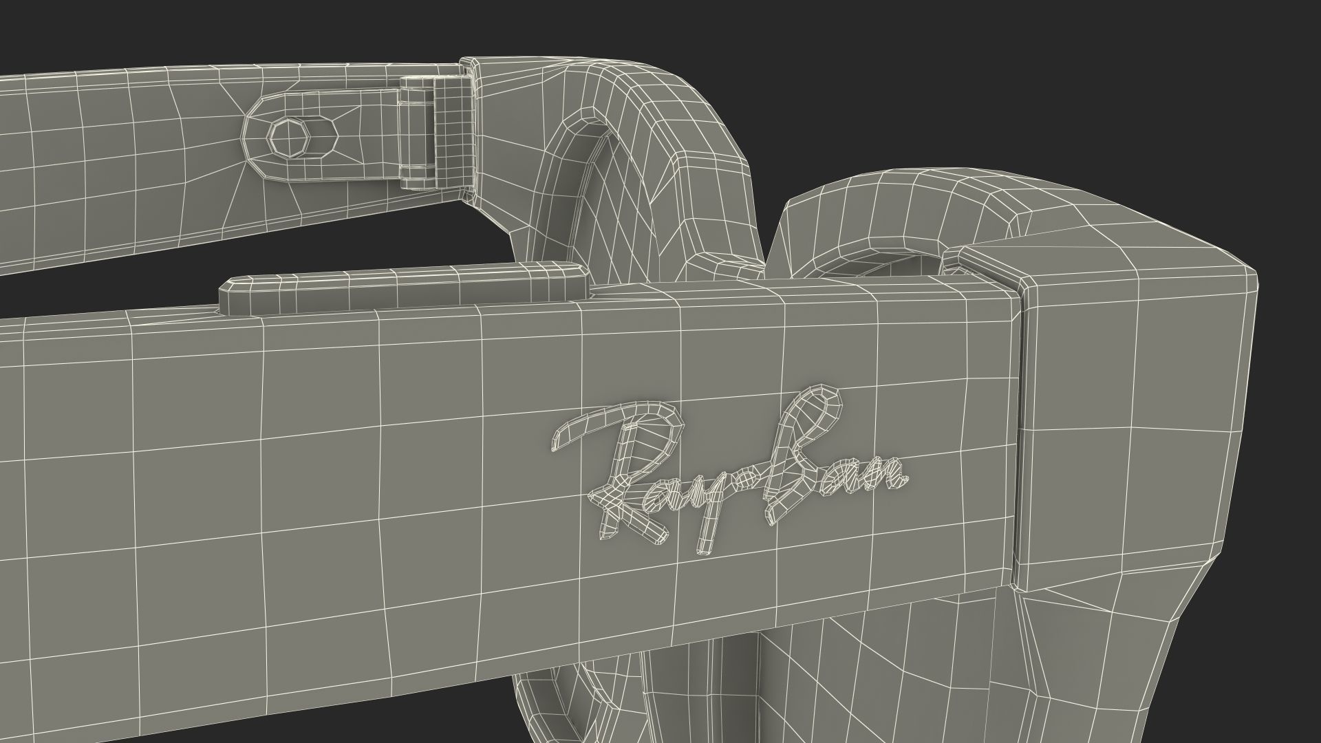 Ray Ban Stories Meteor Black Smart Glasses Green Solid 3D model_27