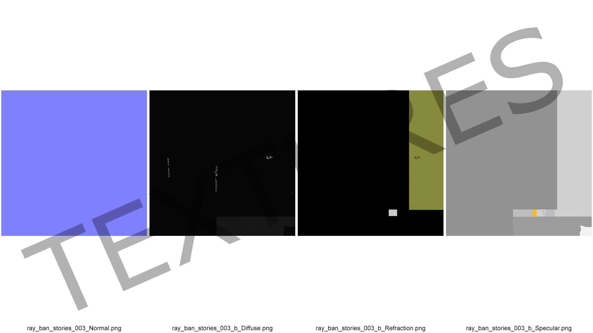 Ray Ban Stories Meteor Black Smart Glasses Green Solid 3D model_21