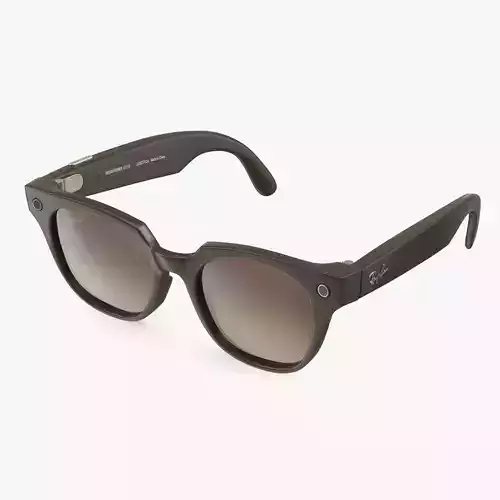 Ray Ban Stories Meteor Smart Glasses Brown