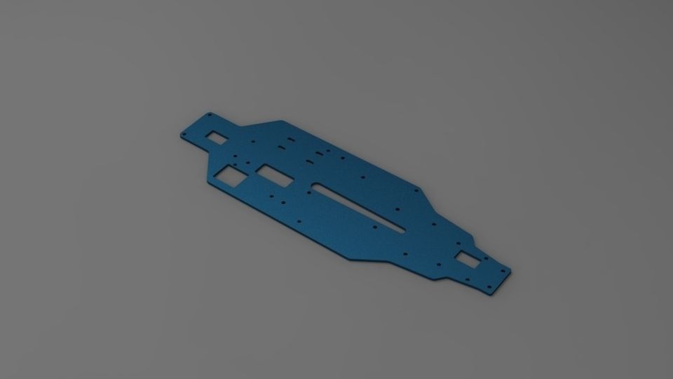 Thunder Tiger TS4 Luxe Chassis Free 3D model_1