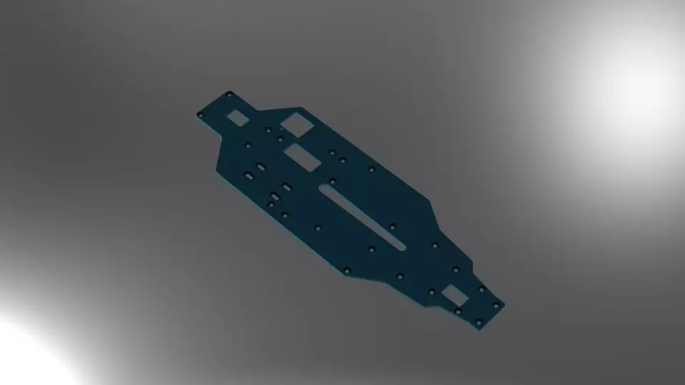 Thunder Tiger TS4 Luxe Chassis Free 3D model_0