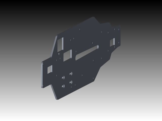 Thunder Tiger TS4 Luxe Chassis Free 3D model_2