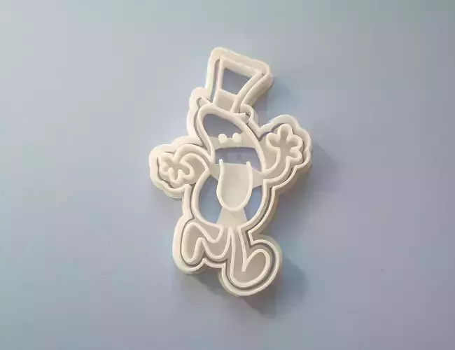 Mr Busy Cookie Cutter 3D print model
