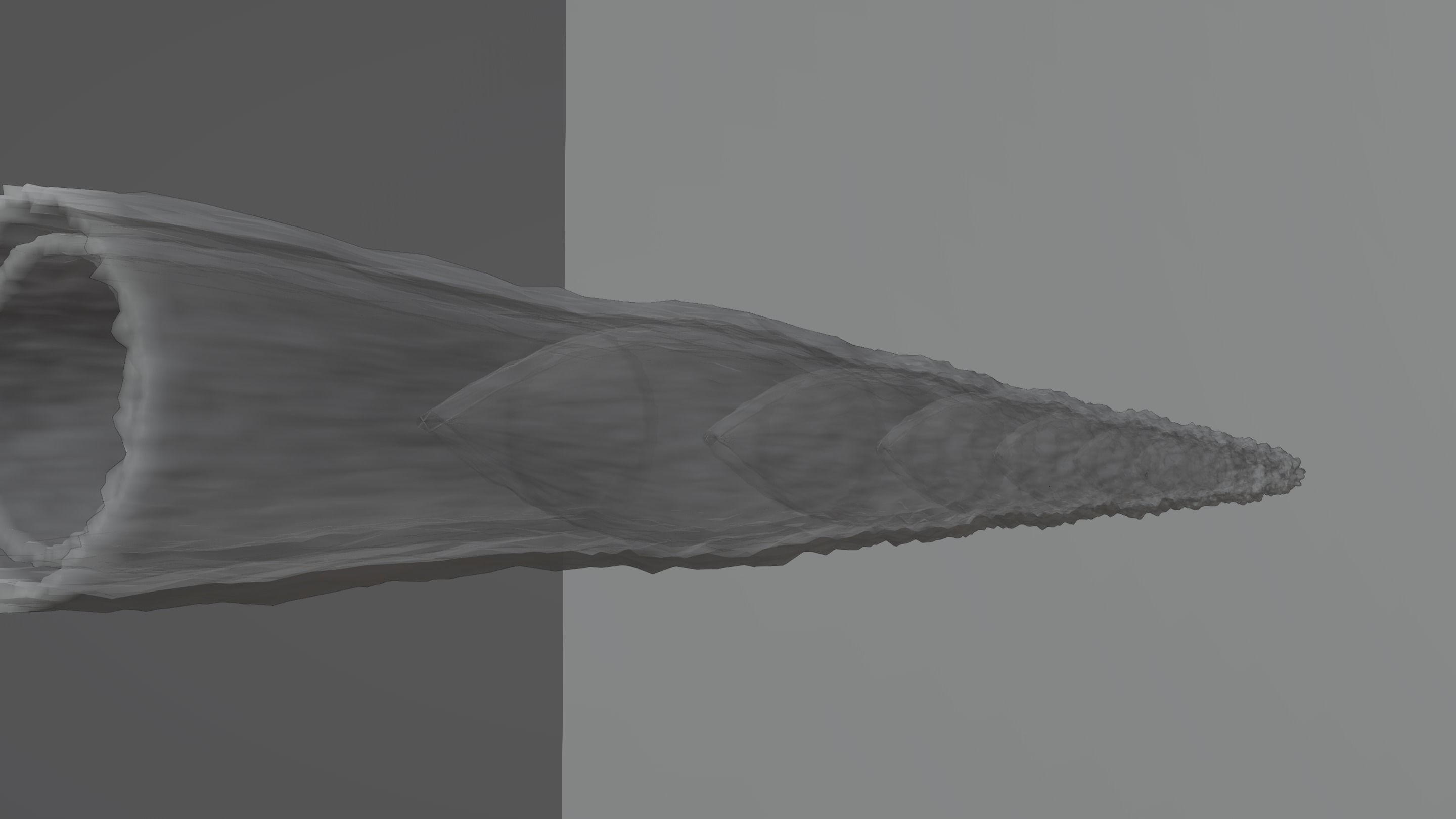 Rocket - Jet Engine Thrust Animation 3D model_14