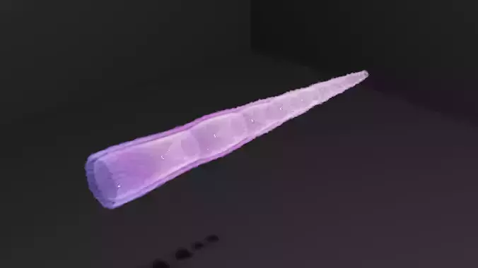 Rocket - Jet Engine Thrust Animation 3D model