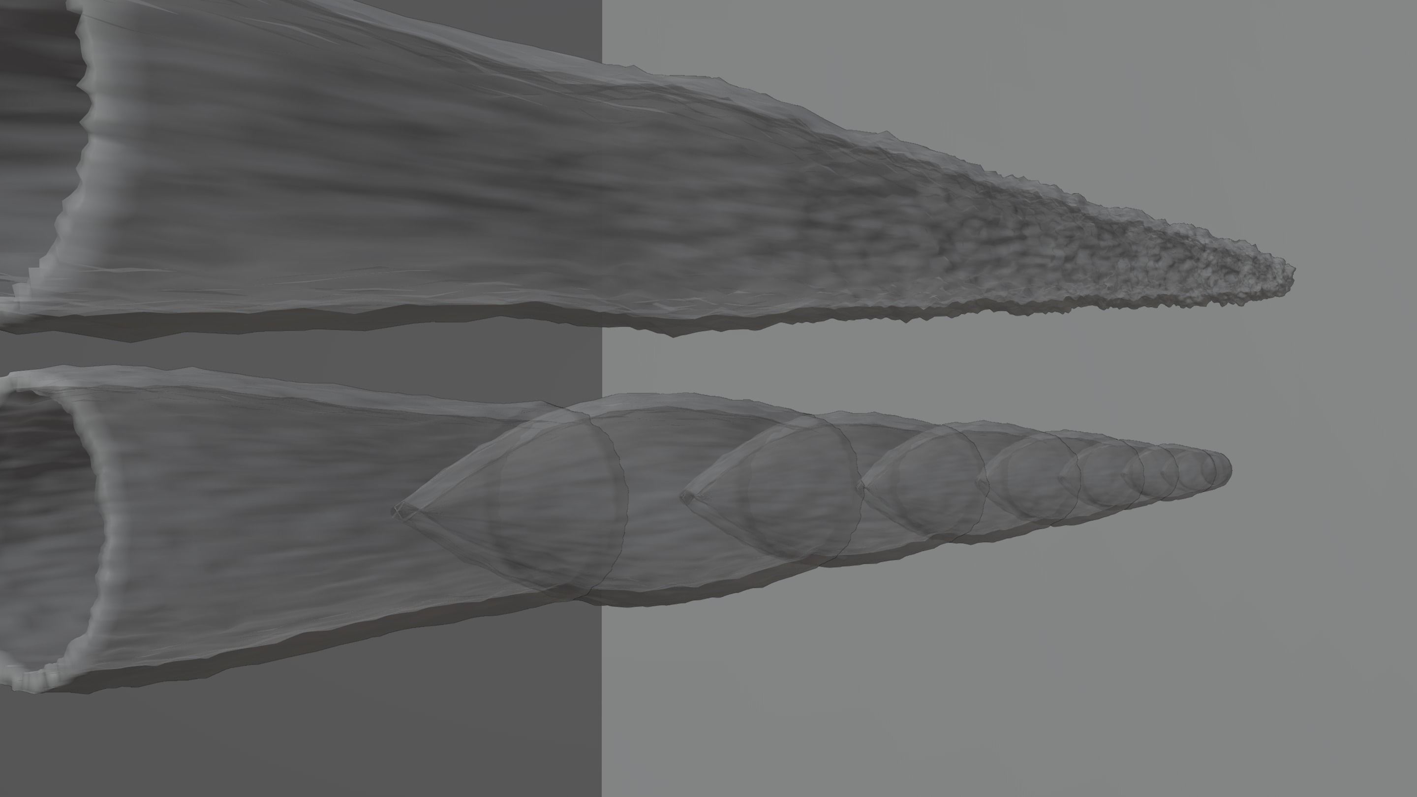 Rocket - Jet Engine Thrust Animation 3D model_16