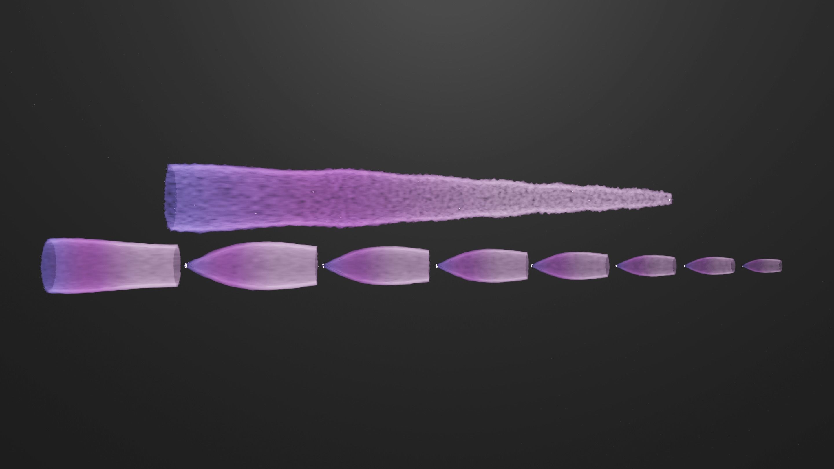 Rocket - Jet Engine Thrust Animation 3D model_12