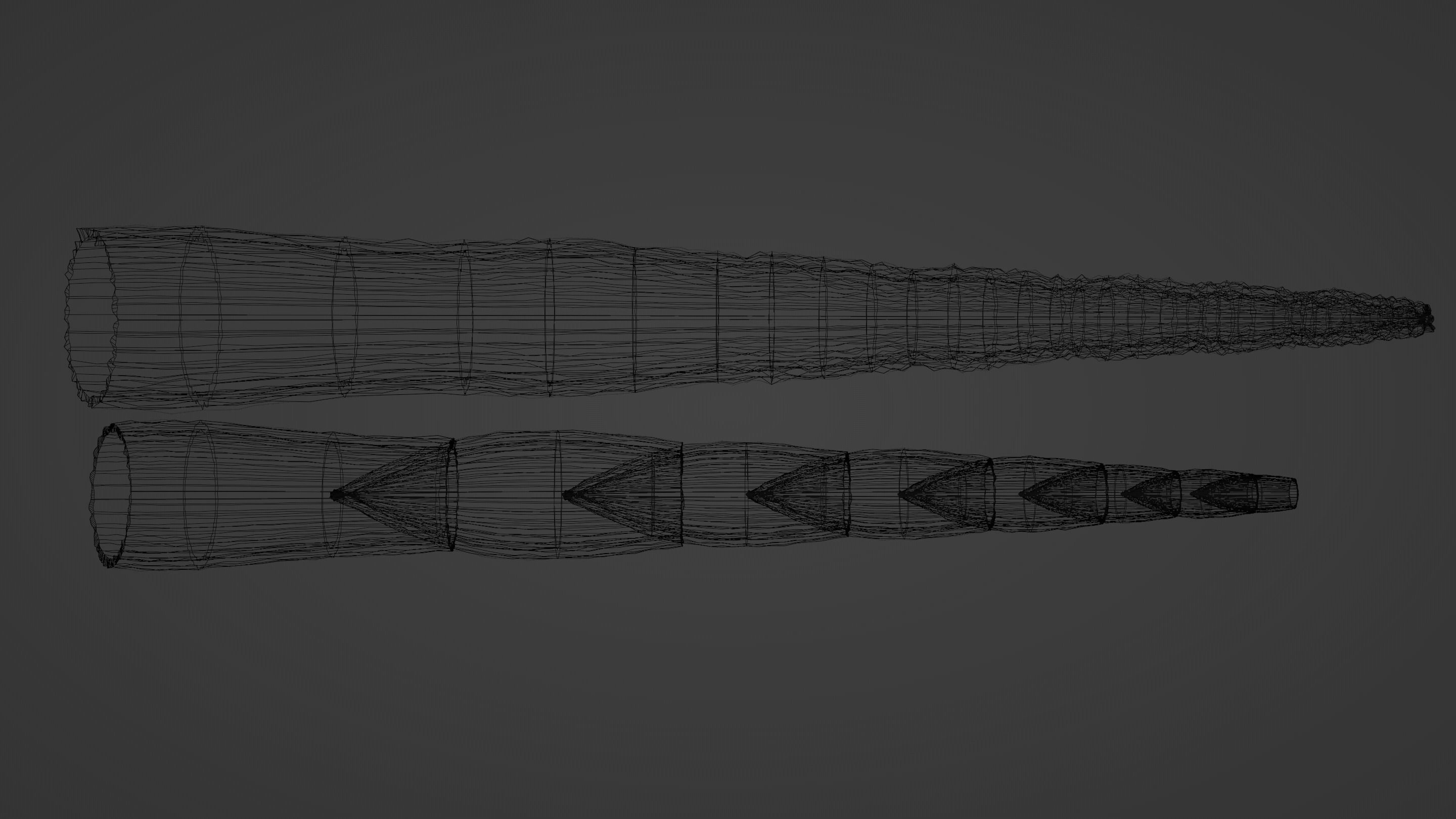 Rocket - Jet Engine Thrust Animation 3D model_23