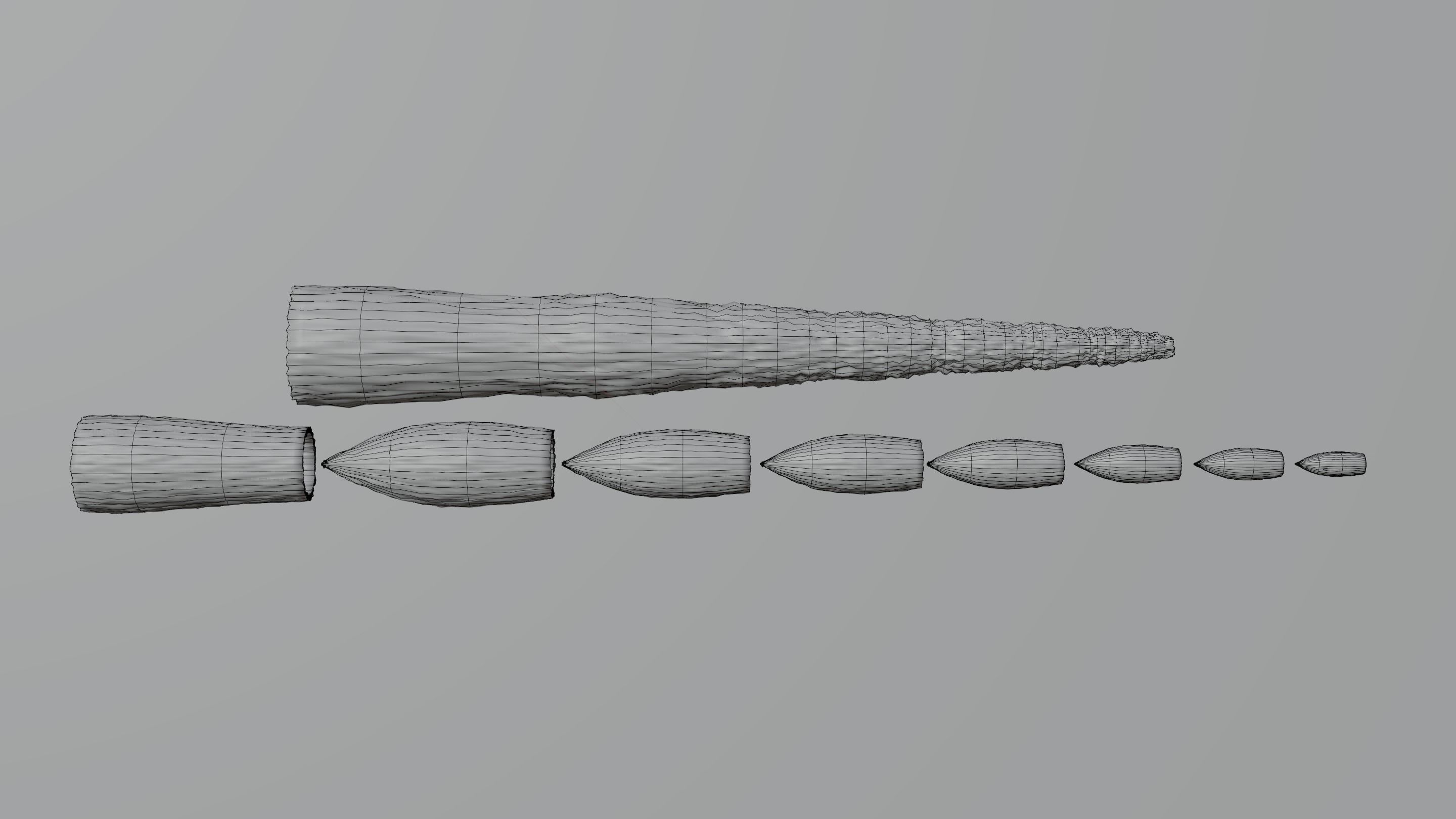 Rocket - Jet Engine Thrust Animation 3D model_13