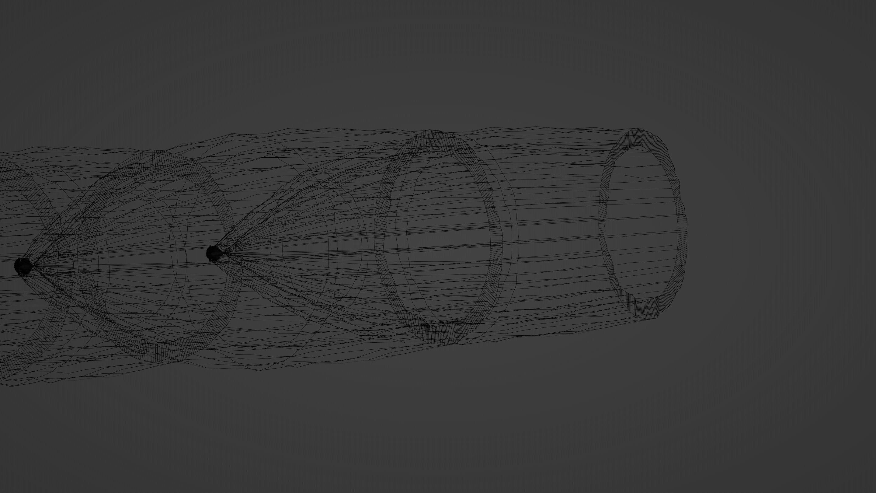 Rocket - Jet Engine Thrust Animation 3D model_28