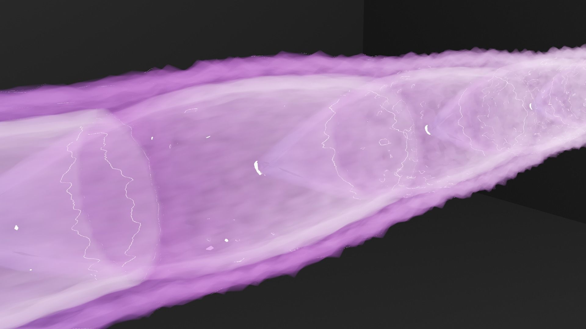 Rocket - Jet Engine Thrust Animation 3D model_5