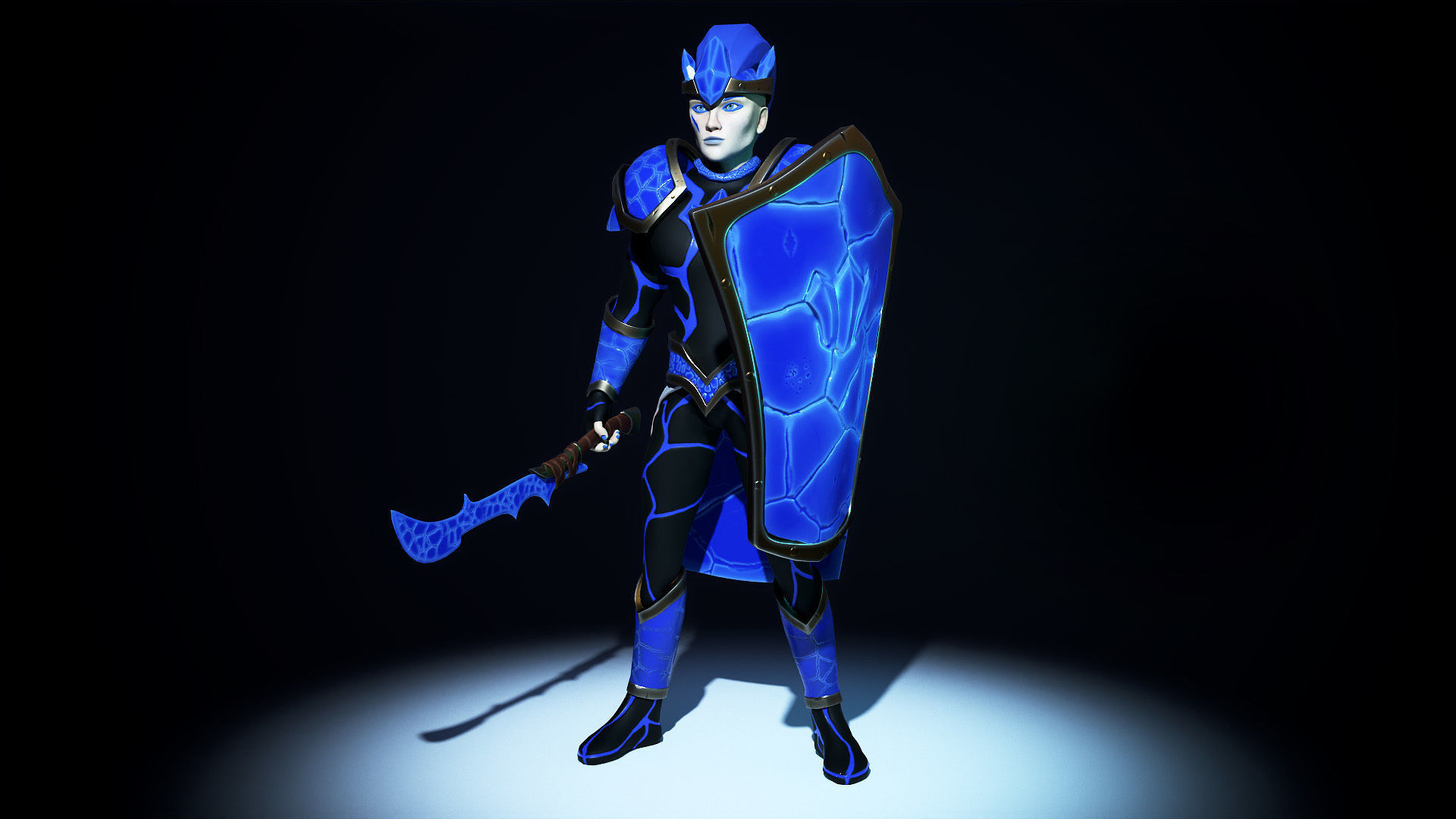 Ice King Low-poly 3D model_8