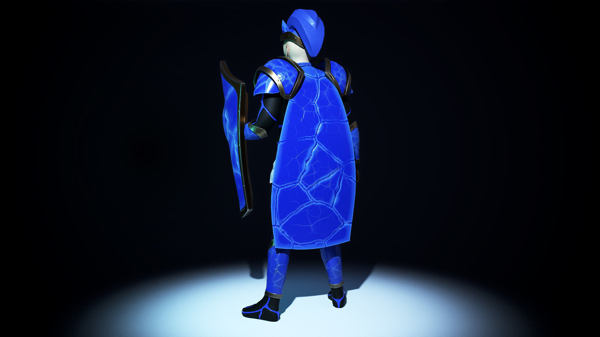 Ice King Low-poly 3D model_6