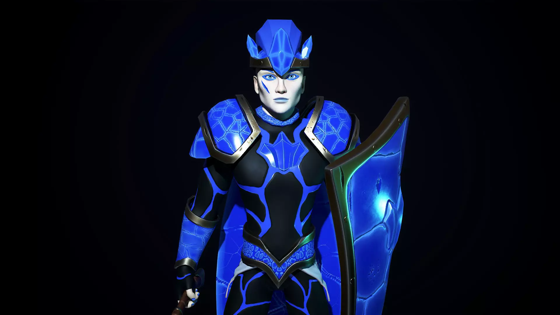 Ice King Low-poly 3D model_0