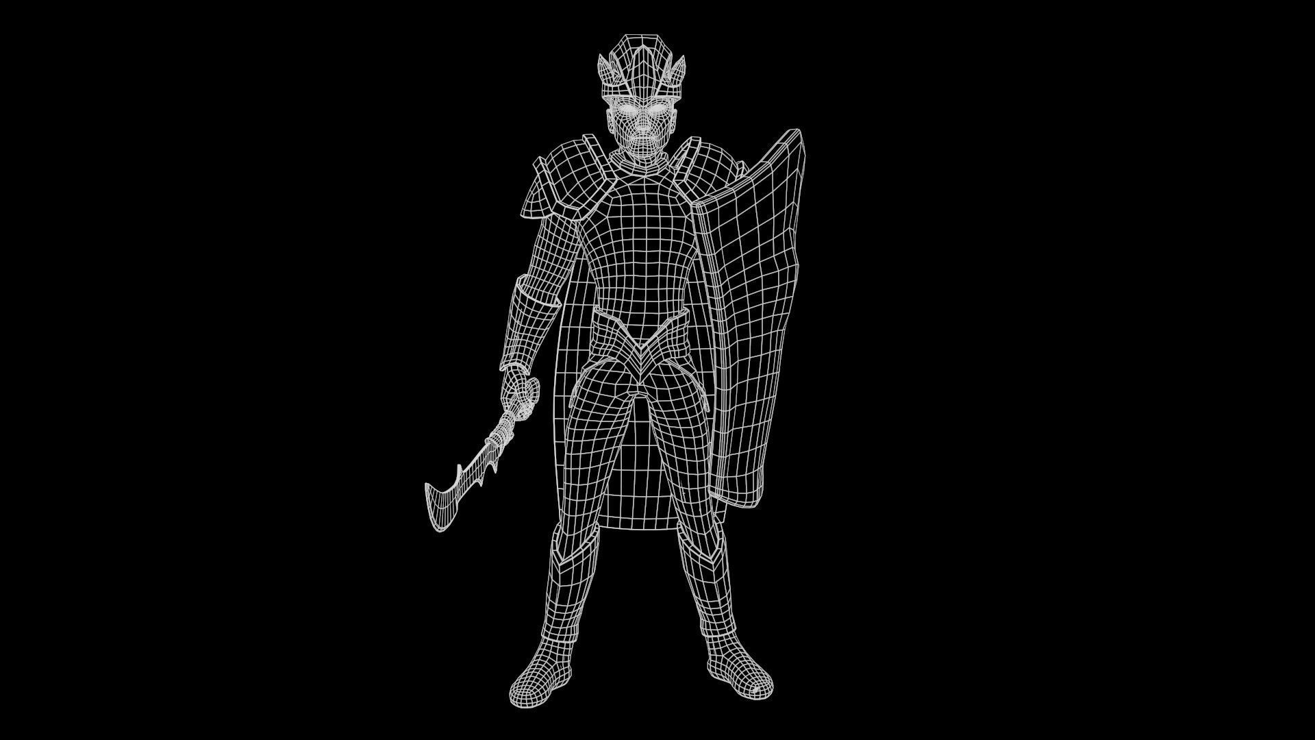 Ice King Low-poly 3D model_10