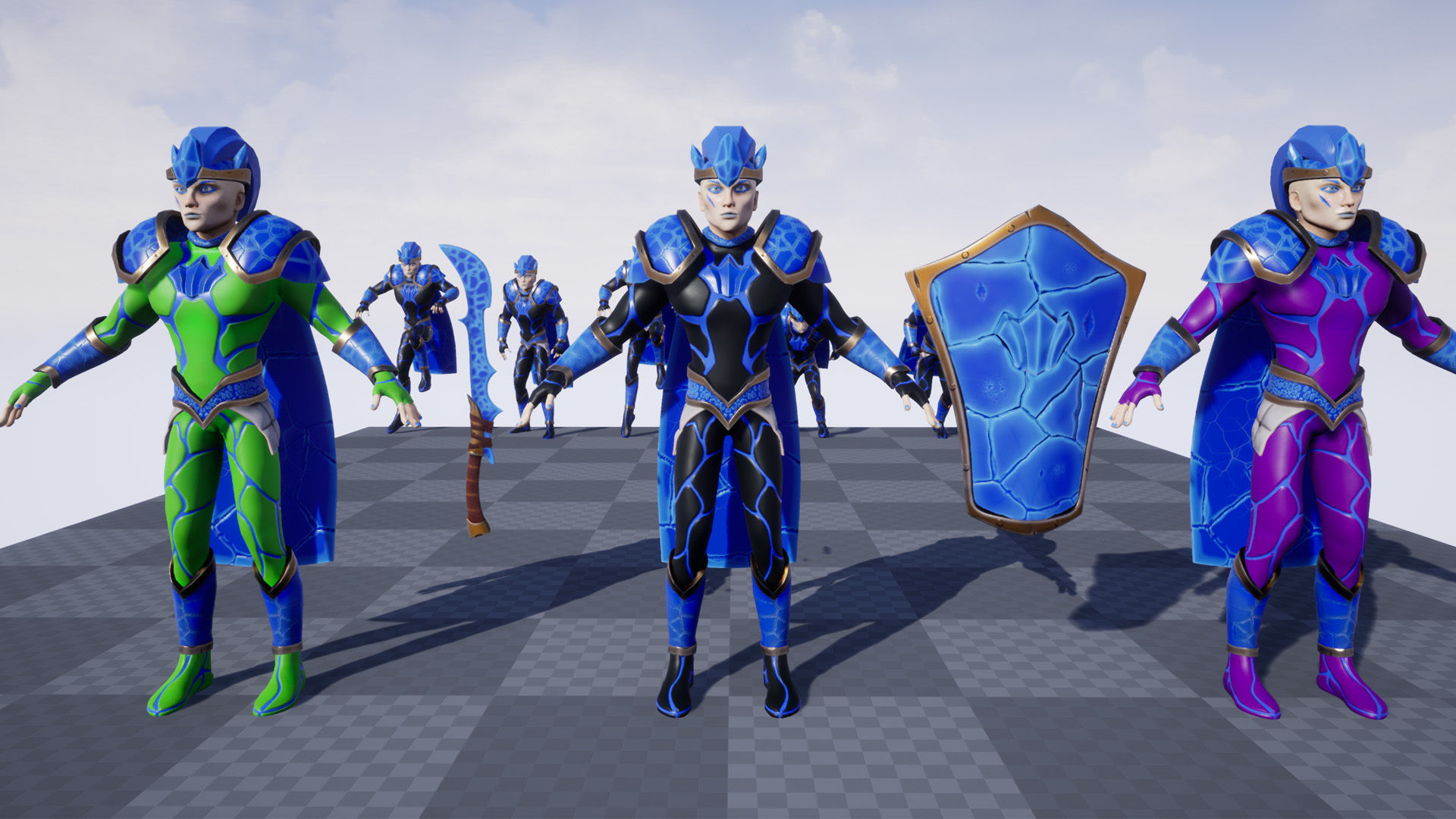 Ice King Low-poly 3D model_9