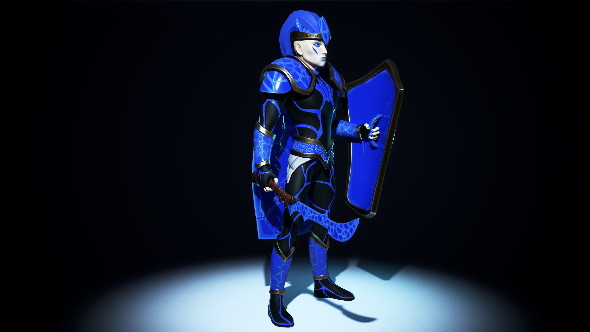 Ice King Low-poly 3D model_3