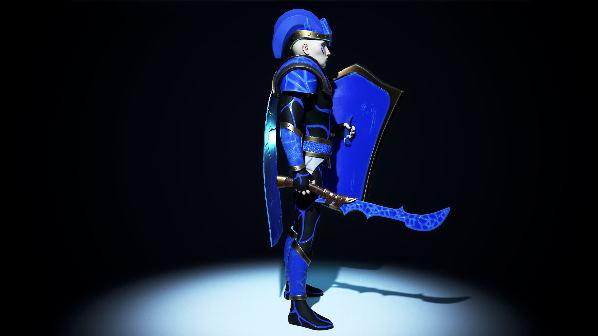 Ice King Low-poly 3D model_4