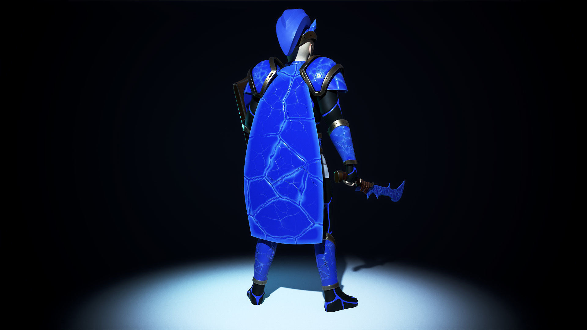 Ice King Low-poly 3D model_5