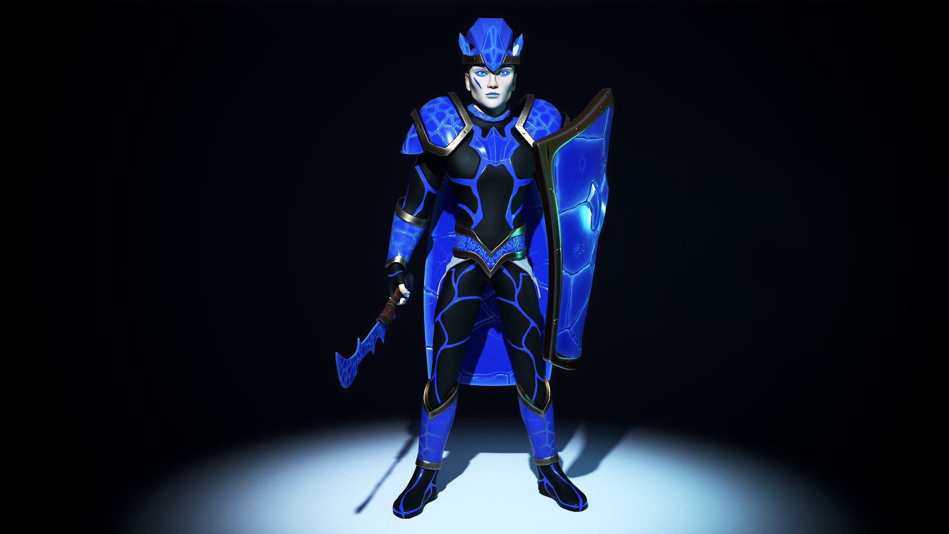 Ice King Low-poly 3D model_2