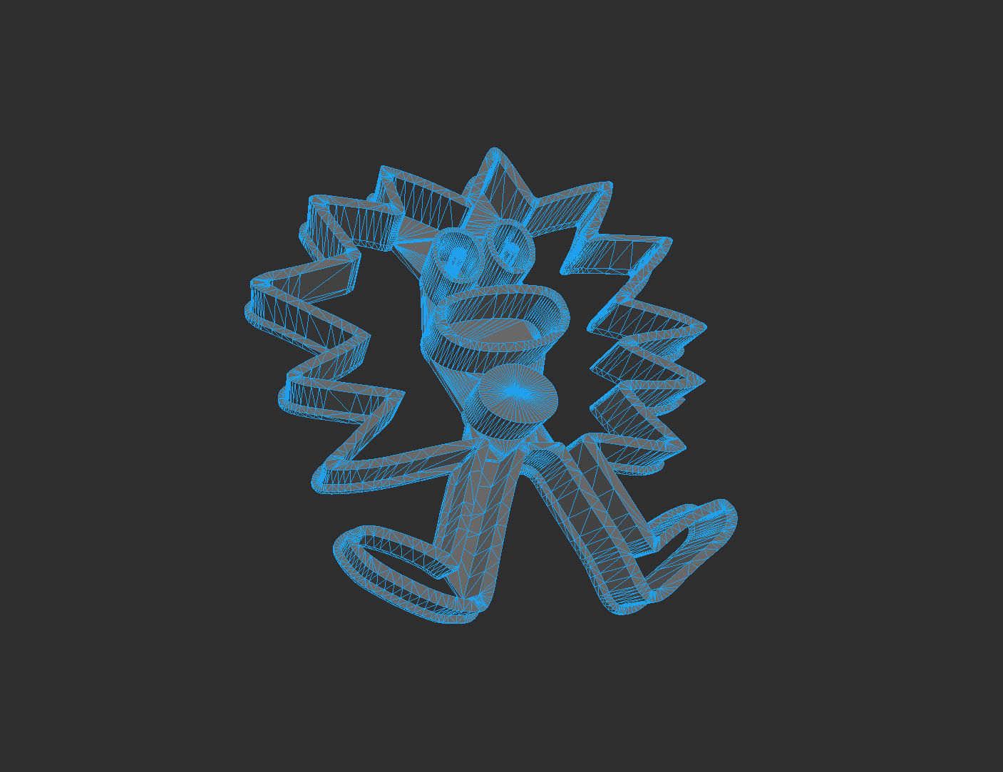 Mr Sneeze Cookie Cutter 3D print model_6