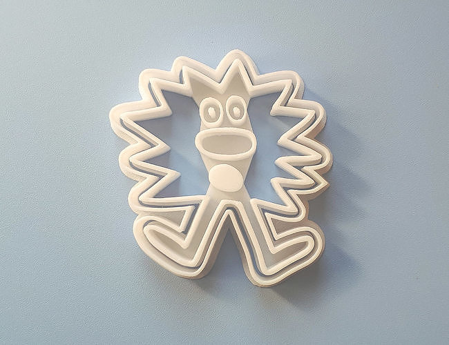 Mr Sneeze Cookie Cutter 3D print model