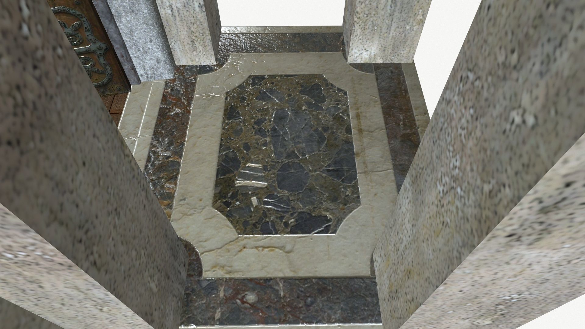 The old chapel Low-poly 3D model_18