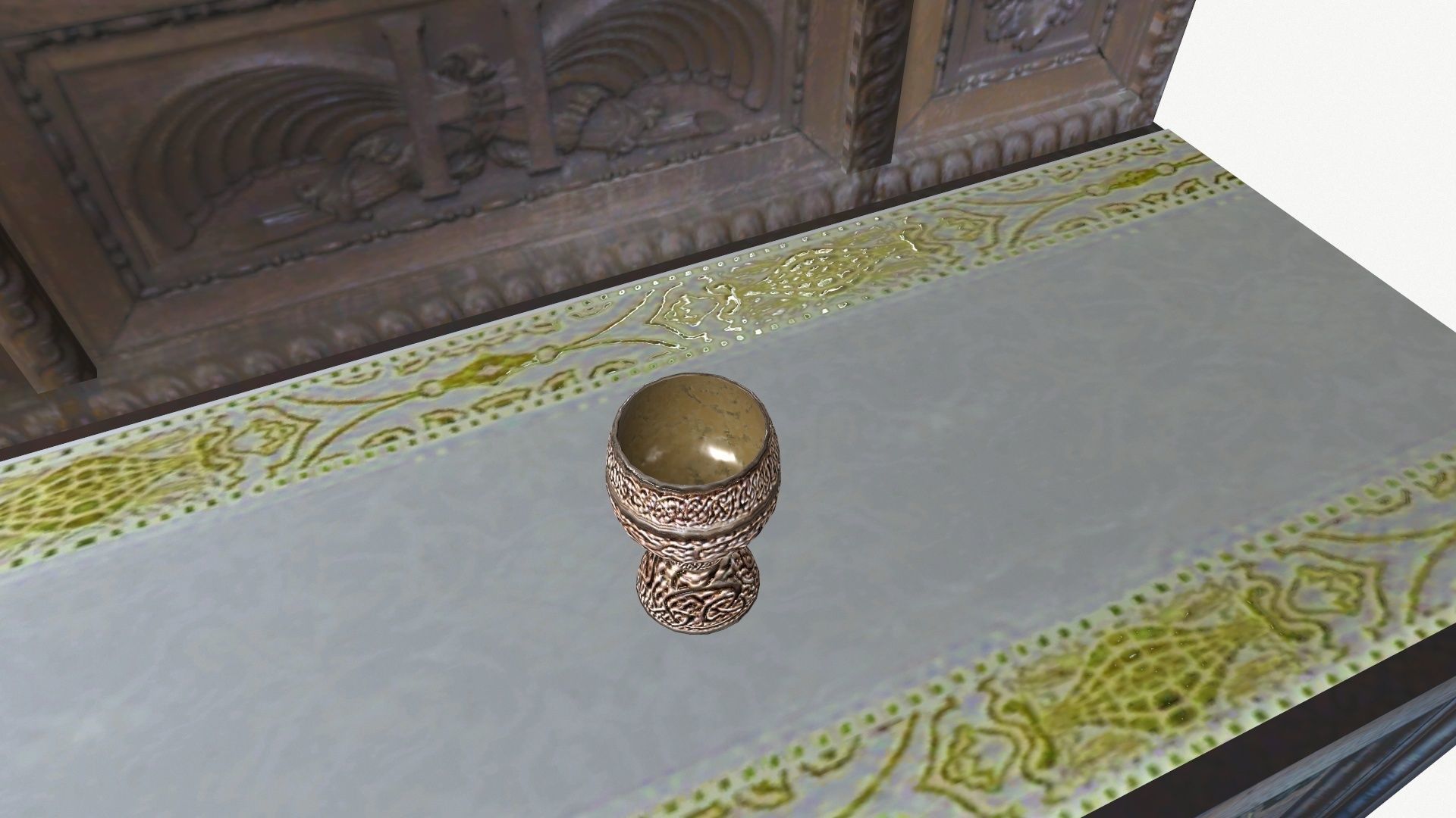 The old chapel Low-poly 3D model_12