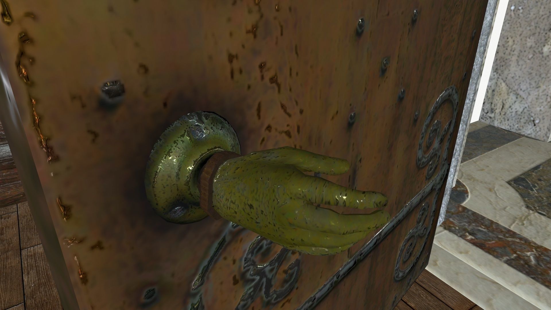 The old chapel Low-poly 3D model_15