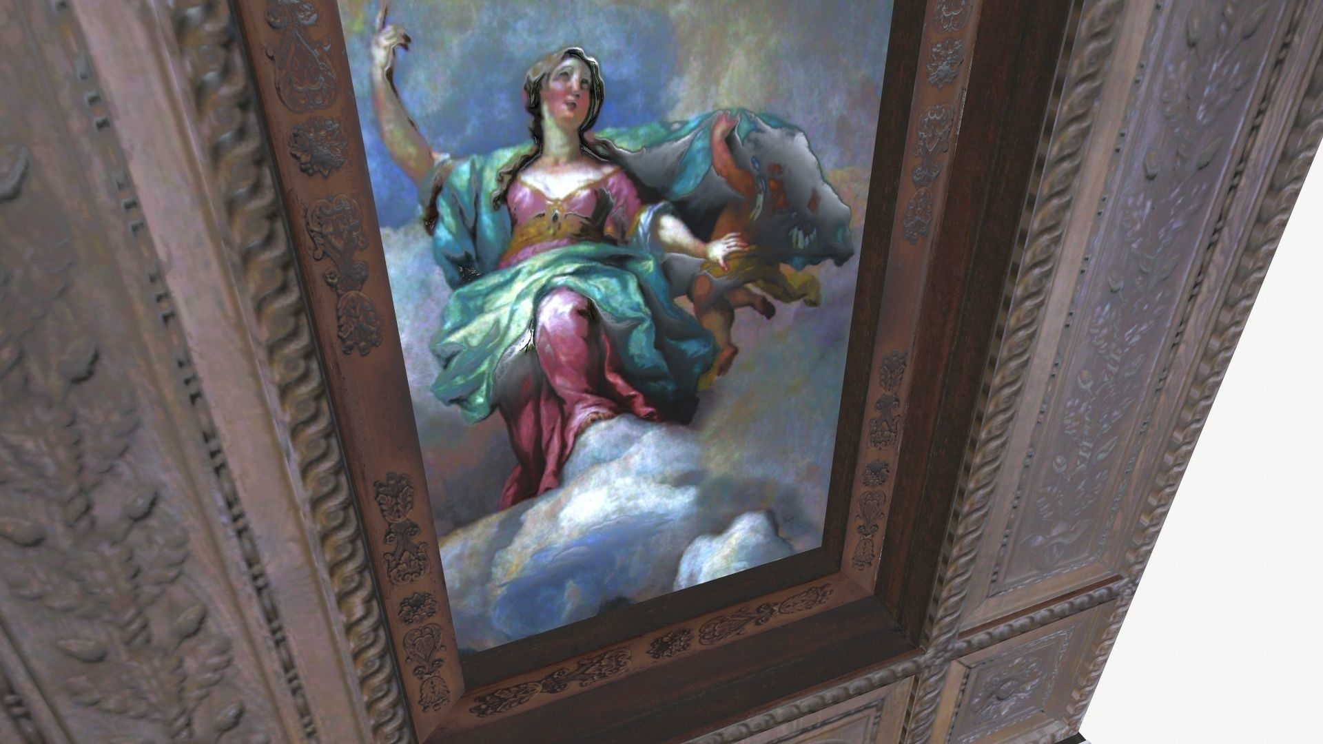 The old chapel Low-poly 3D model_13