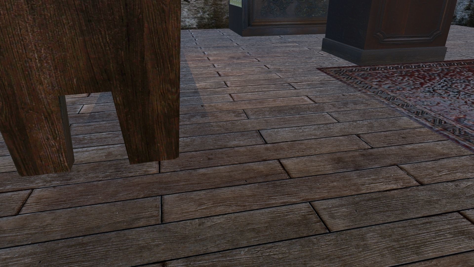 The old chapel Low-poly 3D model_16