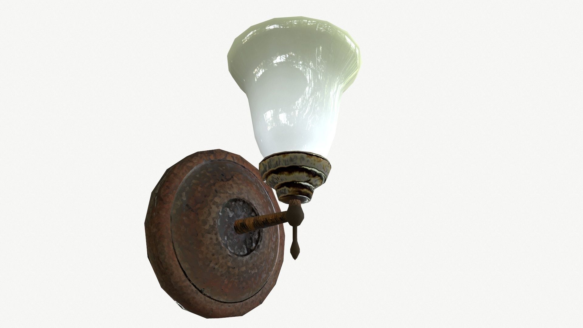 The old chapel Low-poly 3D model_8