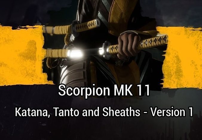 Katana Scorpion Mk 11 - Version 1 - 3D print model