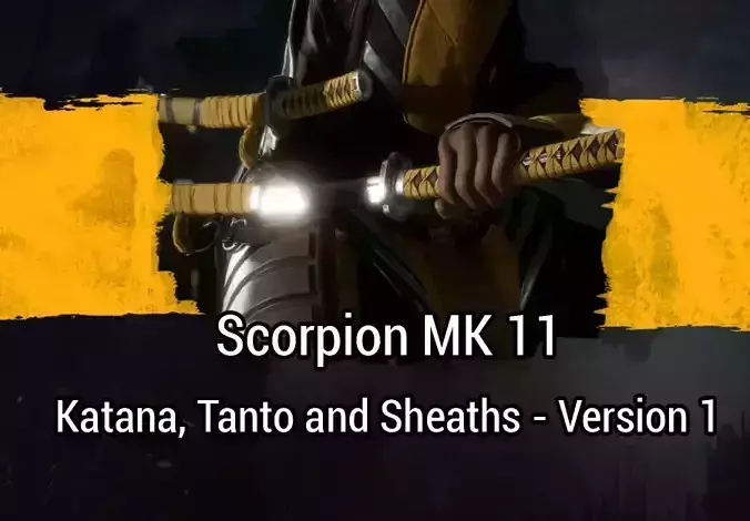 Katana Scorpion Mk 11 - Version 1 - 3D print model