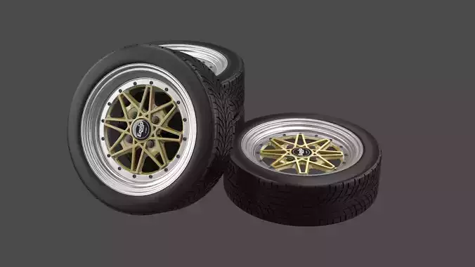 work wheels equip 3 3D model
