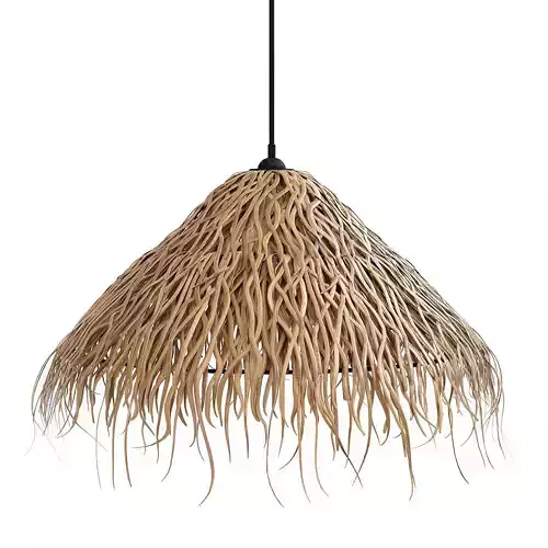 BRAIDED SEA GRASS HANGSTRAW  chandelier natural