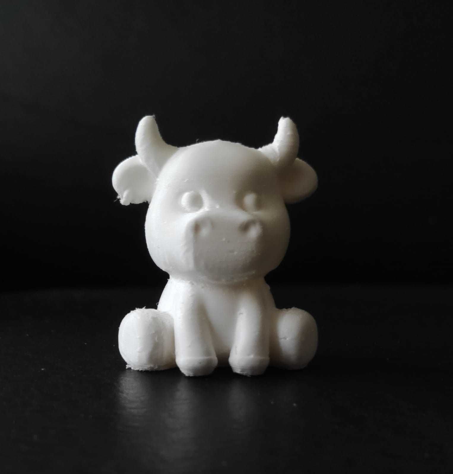 Cute Little Bull 3D print model_4